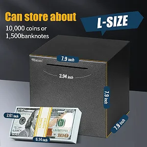 Скарбничка-сейф для дорослих Нержавіюча сталь synthetic.ua - Фото 1