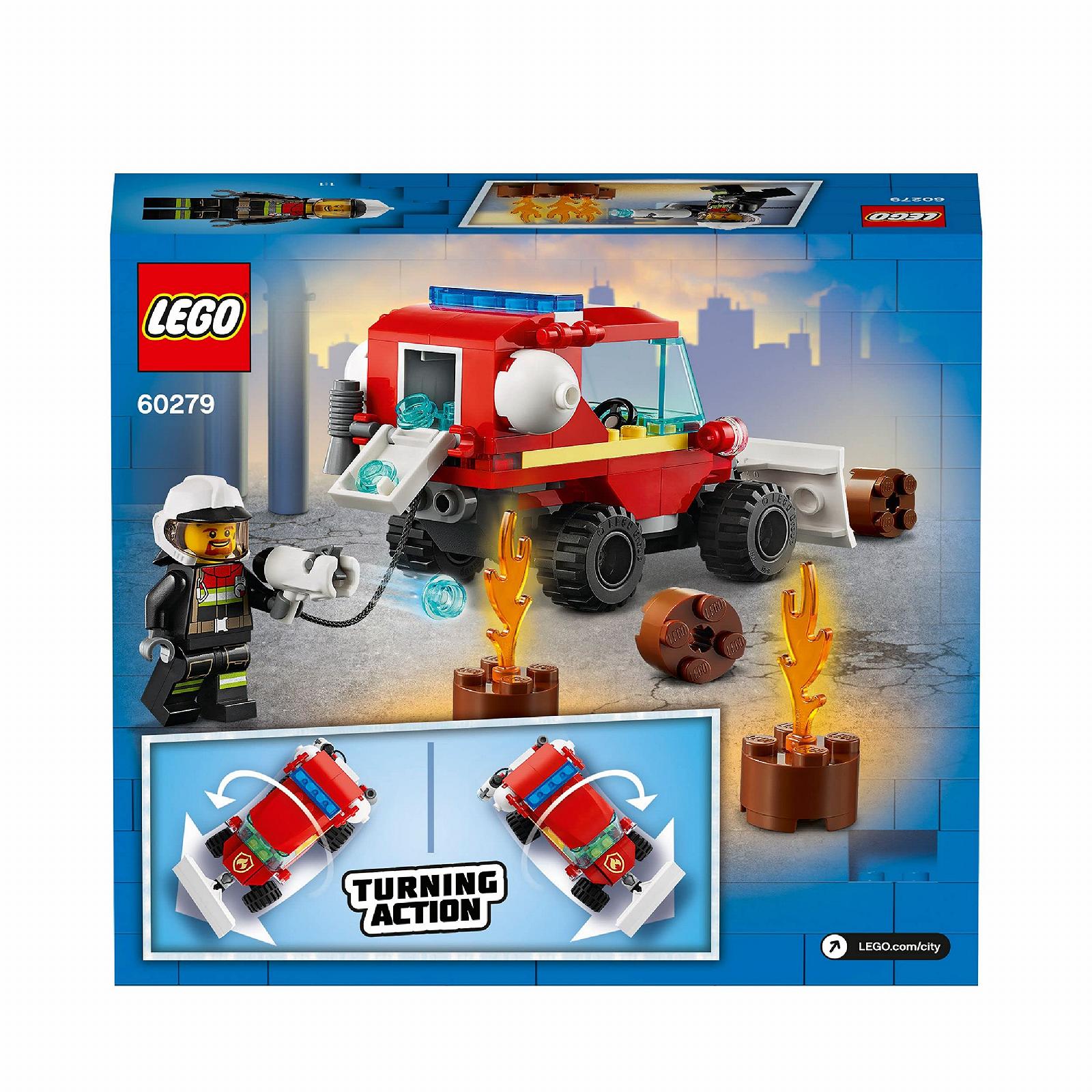 Конструктор LEGO City 60279 Пожарный автомобиль с фигуркой пожарного для детей от 5 лет, фото №6