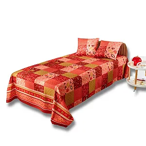 Покривало Eldo 145 x 220 см, клаптиковий дизайн, декоративна Покривало 100% поліестер synthetic.ua - Фото 1