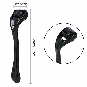 Ролик для бороди Salubohum для мікронідлінгу 0,5 мм, дерма-ролик з 540 мікроголками з нержавіючої сталі synthetic.ua - Фото 1