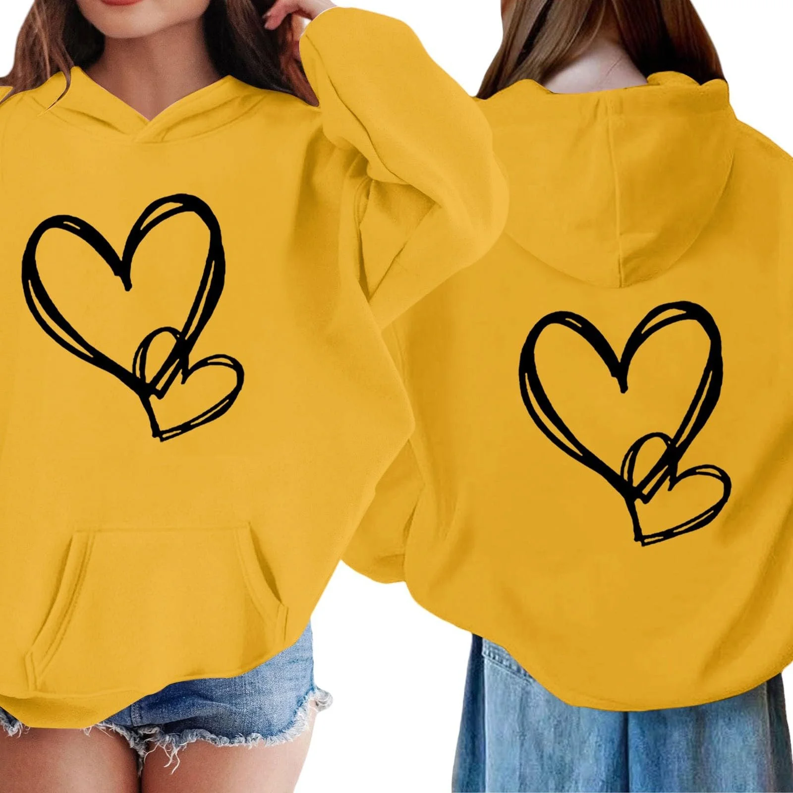 Худи Generisch для девочек с карманами 158, фото №3