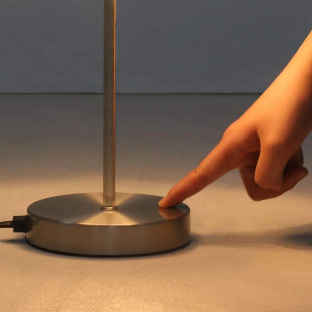 Настільна лампа Tidyard Touch Sensor E14 White/Silver Комплект 2 шт., фото №5