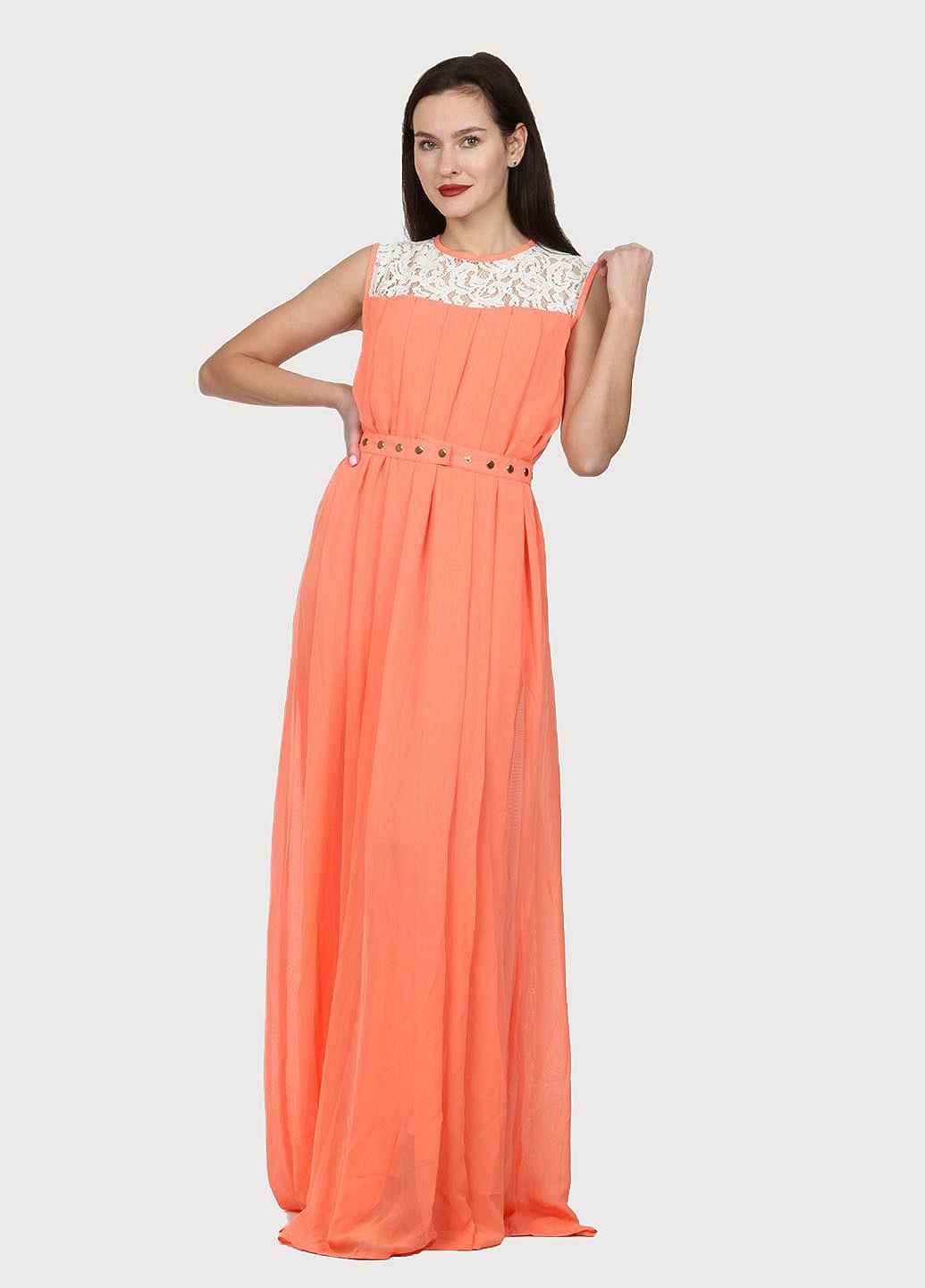 Платье Enna Levoni M Персиковый (ND-3513-8-Peach), фото №3 Платье Enna Levoni M Персиковый (ND-3513-8-Peach), фото №3