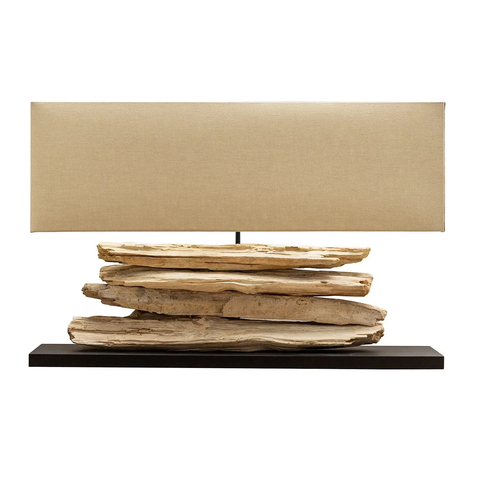 Настільна лампа invicta INTERIOR Riverine Large Handmade Driftwood Бежева, фото №1