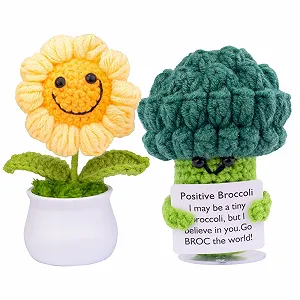 Купить Игрушка Mwmoeen Positive Potato Картофель с карманными объятиями и цветами Шерстяная Вязаная Ручная Работа - Фото 1 Игрушка Mwmoeen Positive Potato Картофель с карманными объятиями и цветами Шерстяная Вязаная Ручная Работа - Фото 1