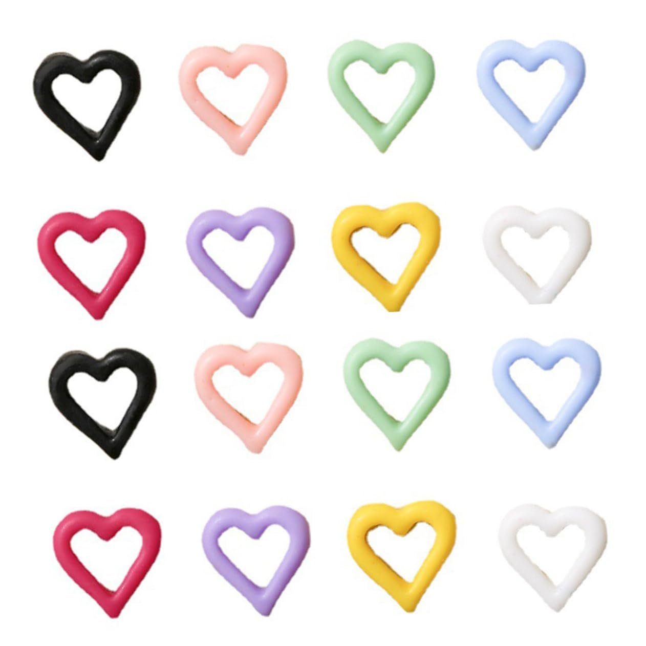 Наклейки для нігтів у формі серця Healeved, 100 шт., фото №1
