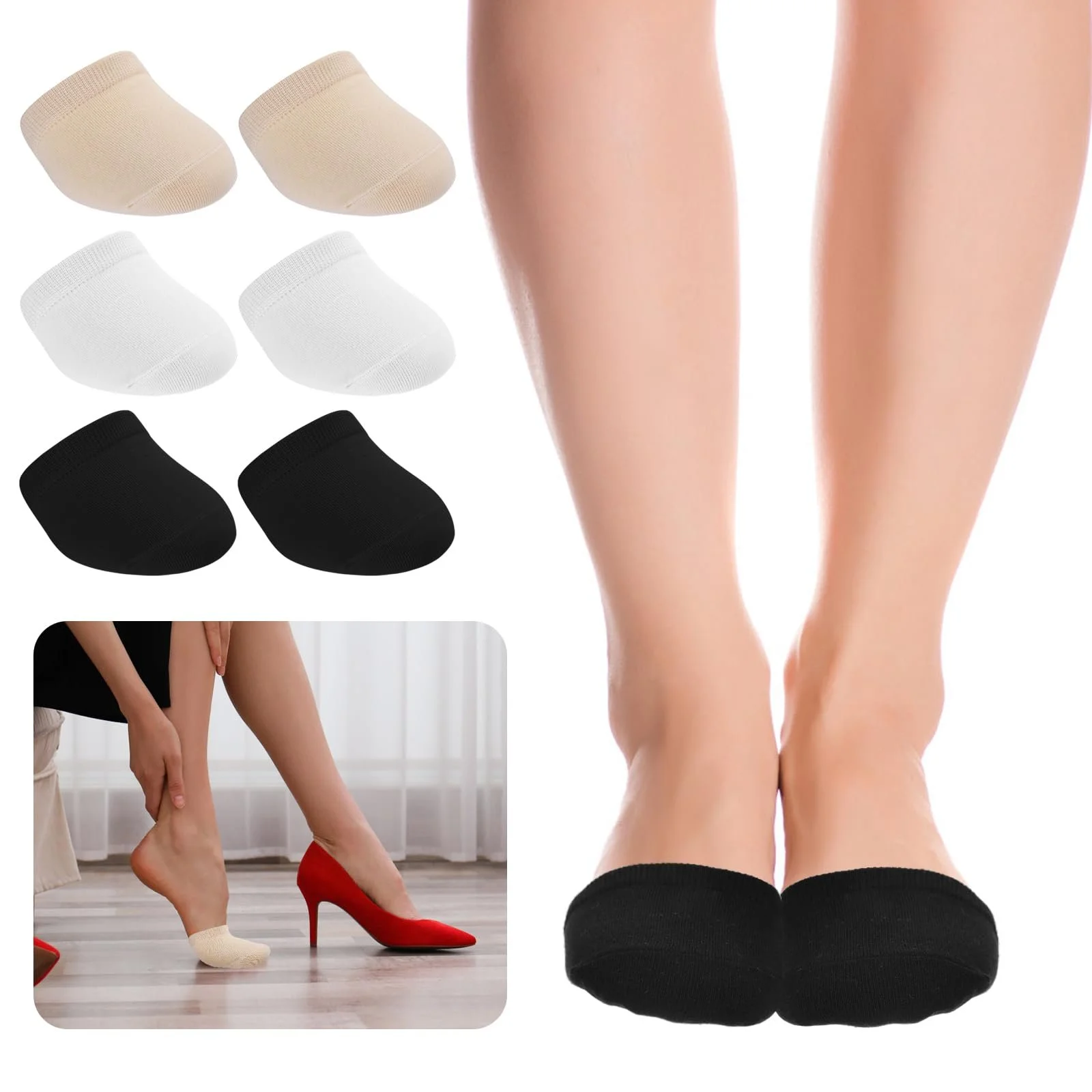 Шкарпетки-слідки Жіночі Літні Невидимі, 9 пар, фото №7
