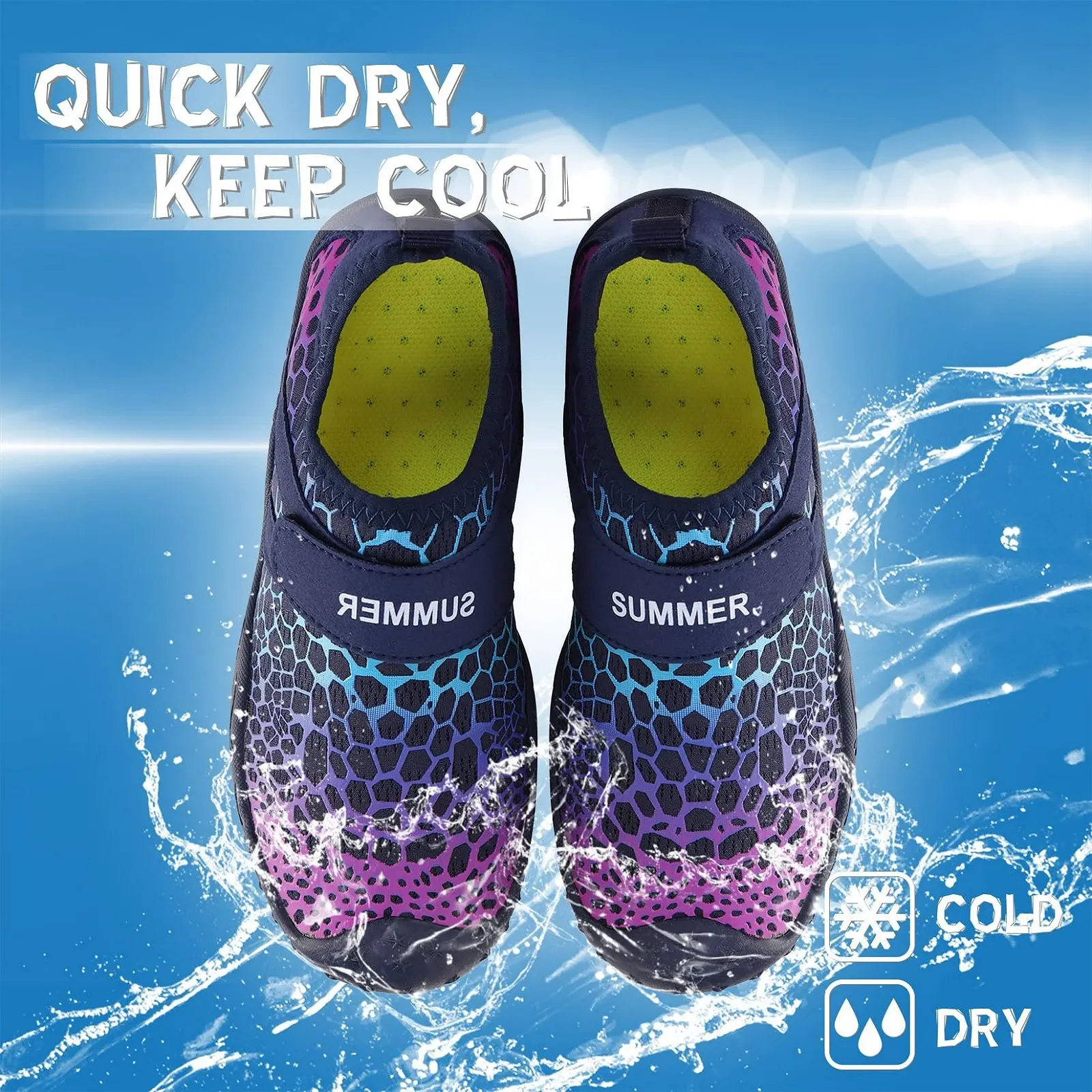 Кроссовки ELAPHURUS Детские для мальчиков, быстросохнущие, унисекс, для купания, для мальчиков и девочек, фото №5