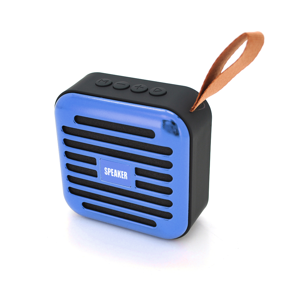 Колонка T5-S Bluetooth 4.1 до 10m 1х3W 4Ω 600mAh 90dB TF card/USB DC 5V Blue, фото №1