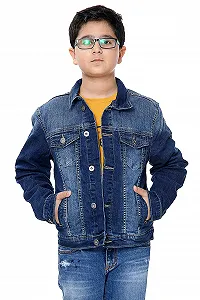 Джинсова куртка для хлопчиків - Фото 1