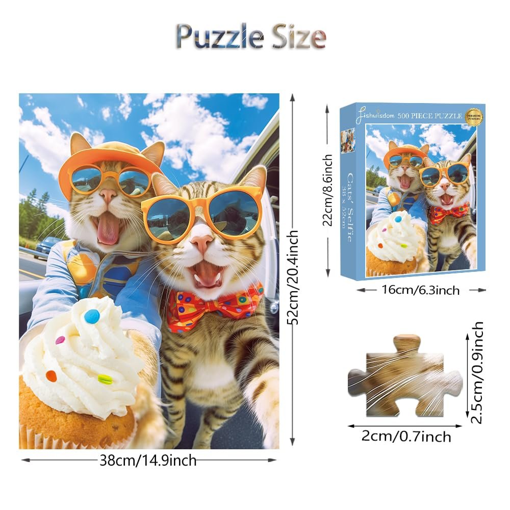 Пазл Cats Selfie 500 деталей, фото №5