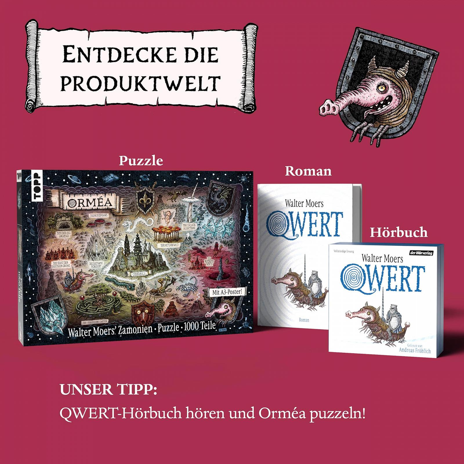 Пазл Orméa The Official Puzzle from the Zamonia World Walter Moers 1000 деталей с постером, фото №5 Пазл Orméa The Official Puzzle from the Zamonia World Walter Moers 1000 деталей с постером, фото №5