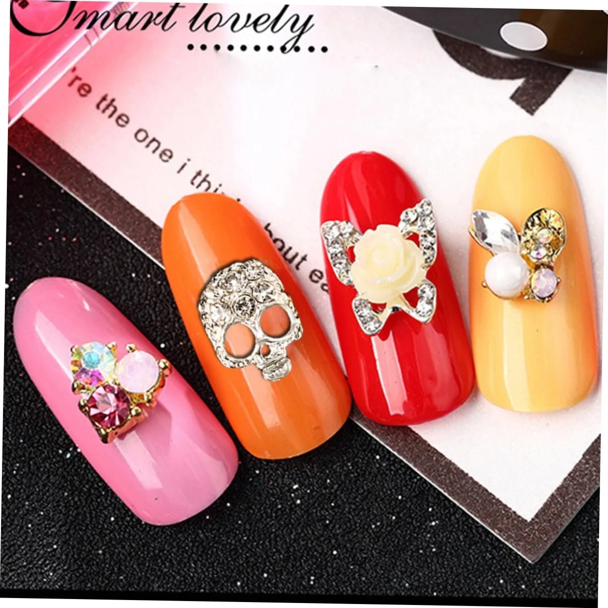 Підвіски для дизайну нігтів ЧерепOOFAN Декоративні, фото №5 Підвіски для дизайну нігтів ЧерепOOFAN Декоративні, фото №5