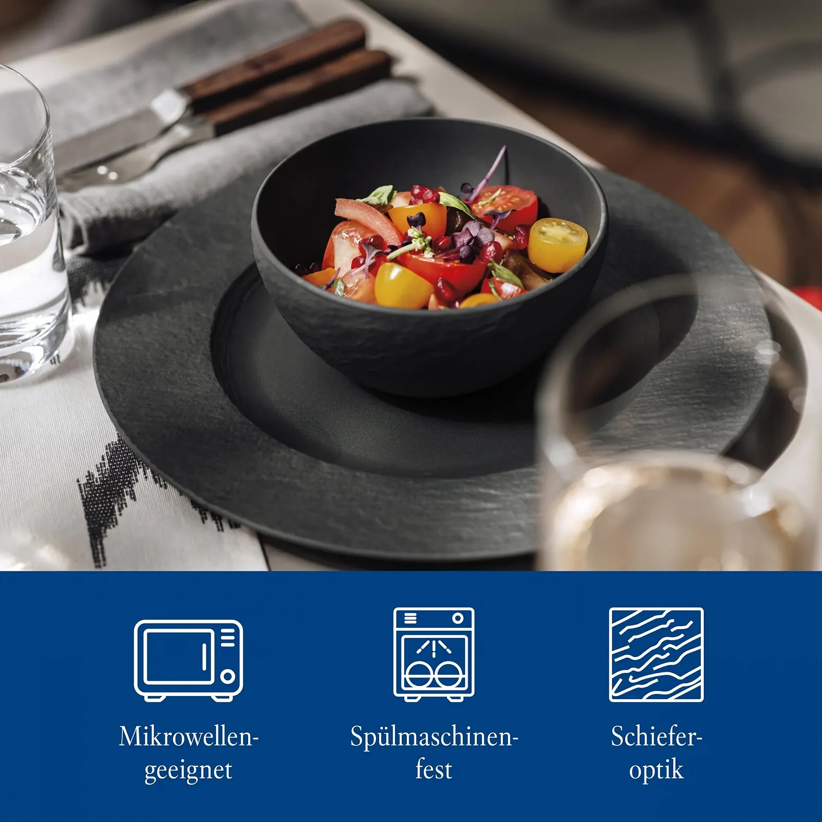 Миска Villeroy & Boch Manufacture Rock 14 см, фото №3 Миска Villeroy & Boch Manufacture Rock 14 см, фото №3