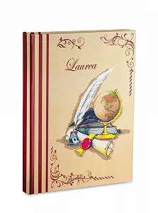 Фотоальбом Mareli Выпускной 23x30см с 30 листами и 2 страницами для записей, Красный - Фото 1