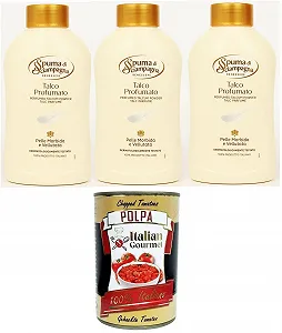 Пудра Spuma di Sciampagna парфюмированный в банке 3 x 200 г + томатная пульпа Italian Gourmet 400 г - Фото 1