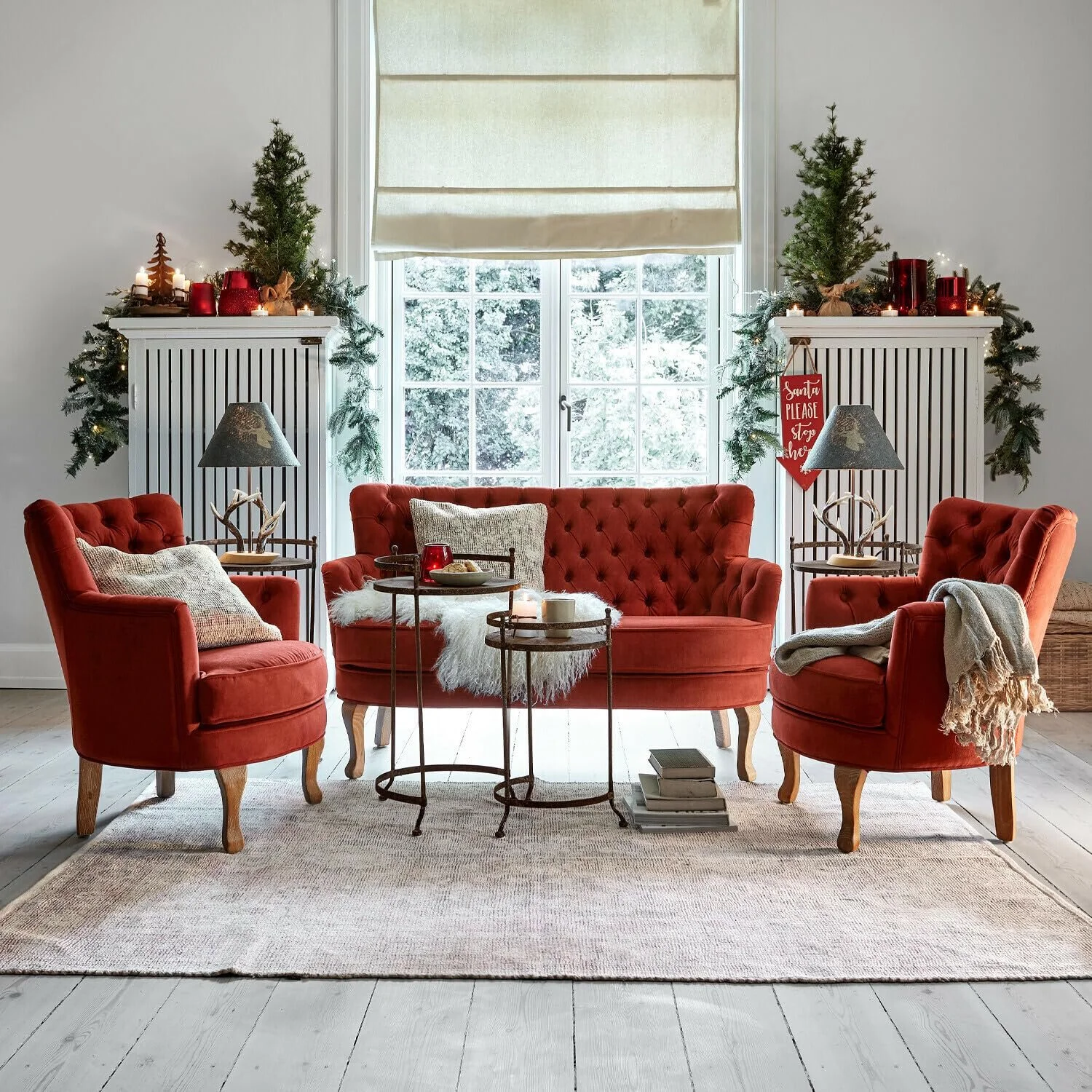 Настільна лампа LOBERON Lodge Сосна Залізо Полірезин 42/28 см сіра/коричнева, фото №4