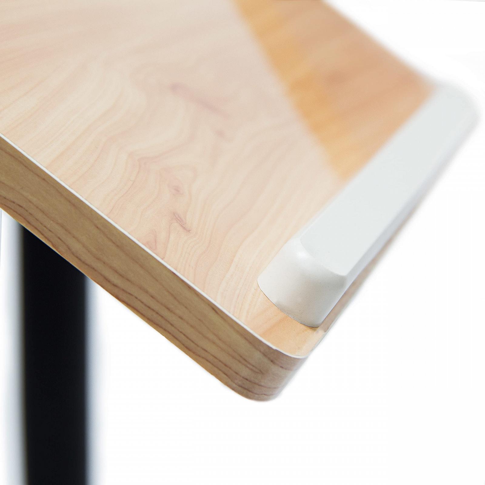 Столик для ноутбука Relaxdays, регульована по висоті підставка, дерев'яний, на коліщатках, обертовий, 95 x 60 x 40.5 см, різні кольори, фото №8