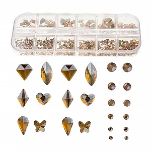 Прикраса для нігтів Ipetboom Діаманти спеціальної форми, модні наклейки - Фото 1