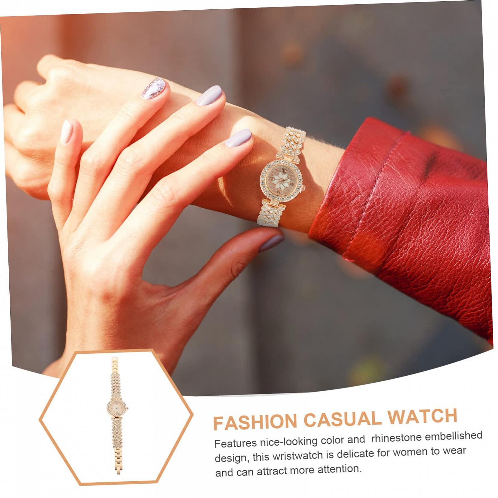 Жіночий наручний годинник LIFKOME Декоративний зі стразами, фото №8