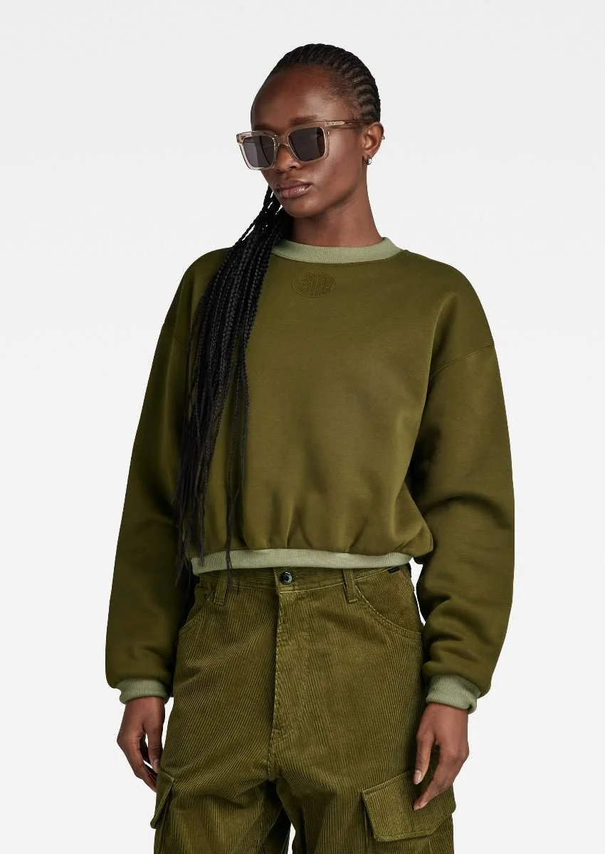 Свитшот G-STAR Badge Logo Oversized женский, фото №2