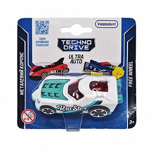 Игровая мини-машинка Ultra Auto TechnoDrive 250321W-8 металлический корпус - Фото 1