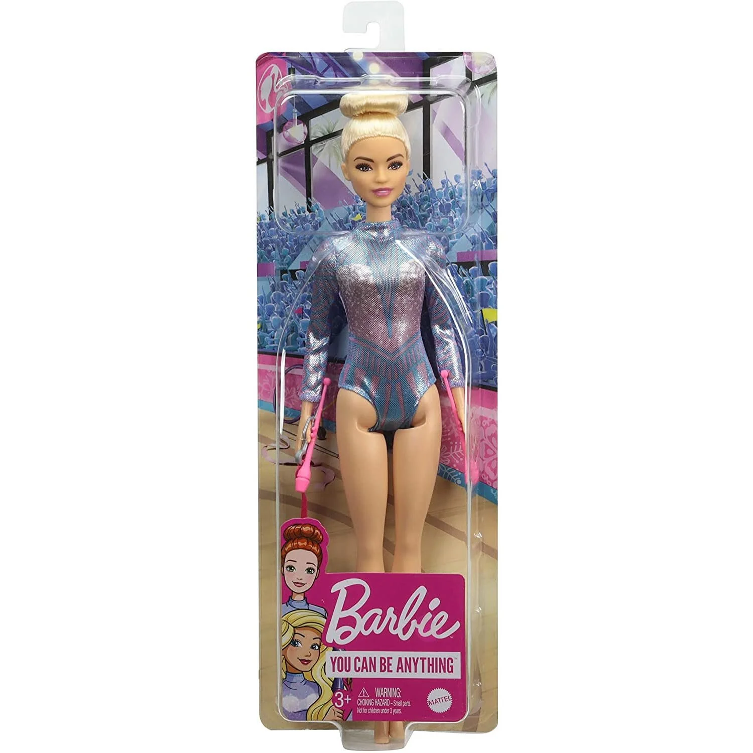 Кукла Barbie серии You Can Be Anything, художественная гимнастика, блондинка, аксессуары, GTN65, фото №6 Кукла Barbie серии You Can Be Anything, художественная гимнастика, блондинка, аксессуары, GTN65, фото №6