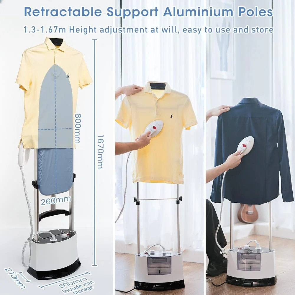 Отпариватель Bamboosang 1400 W 95 г/мин 1.6 л, фото №5 Отпариватель Bamboosang 1400 W 95 г/мин 1.6 л, фото №5