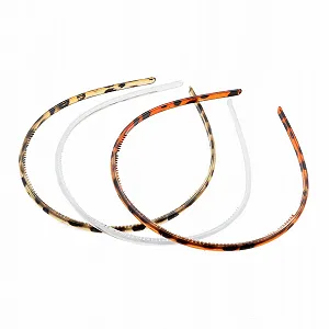 Набор из 3 узких женских обручей для волос. synthetic.ua - Фото 1