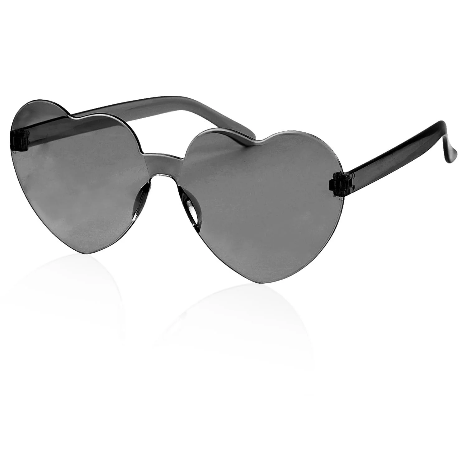 Сонцезахисні окуляри у формі серця Rumyve, без оправи, різнокольорові, фото №1 Сонцезахисні окуляри у формі серця Rumyve, без оправи, різнокольорові, фото №1