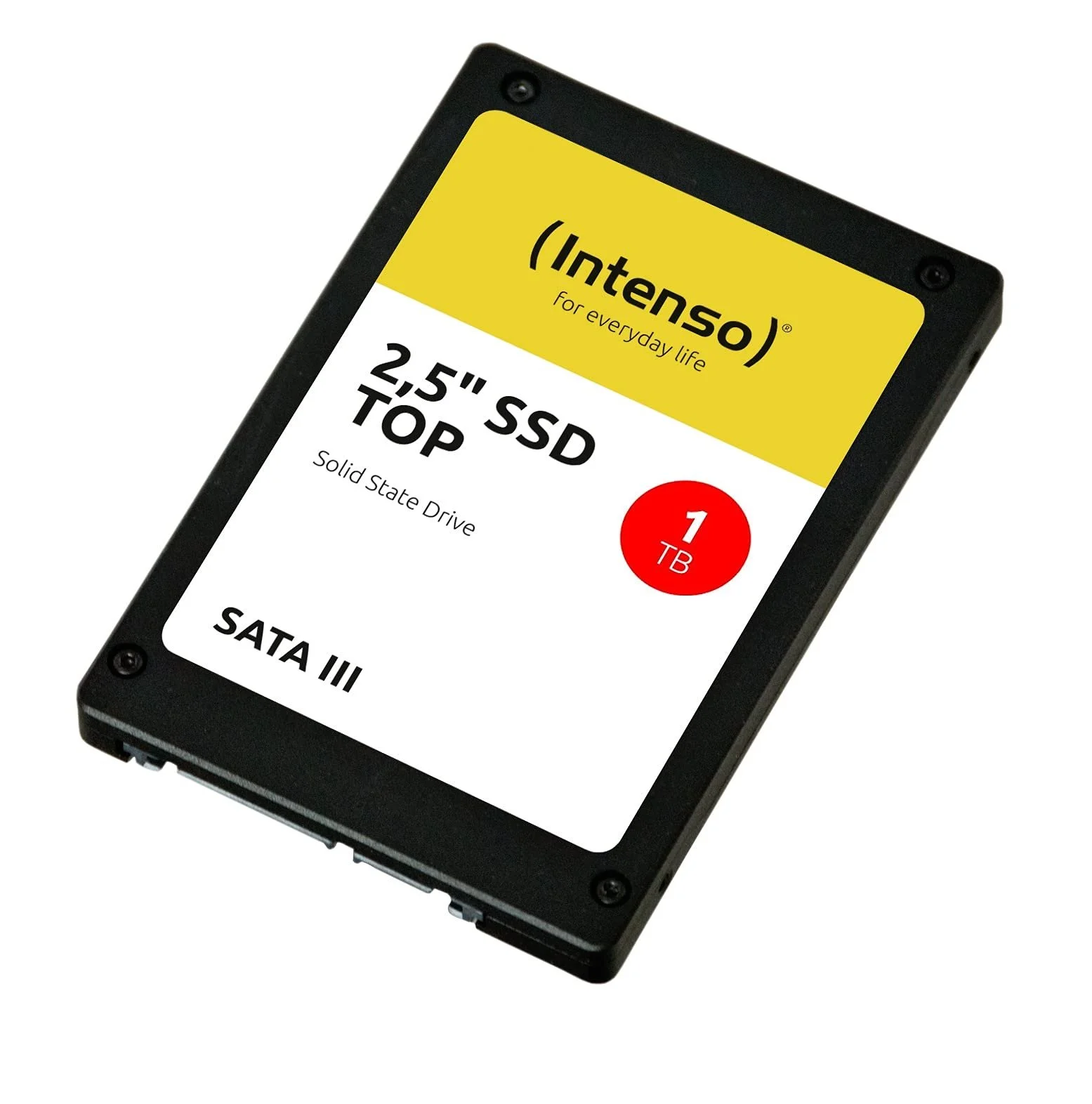 Внутрішній SSD-накопичувач Intenso SATA III Top 1 TB 520 MB/s 2.5 дюйма Black, фото №1 Внутрішній SSD-накопичувач Intenso SATA III Top 1 TB 520 MB/s 2.5 дюйма Black, фото №1
