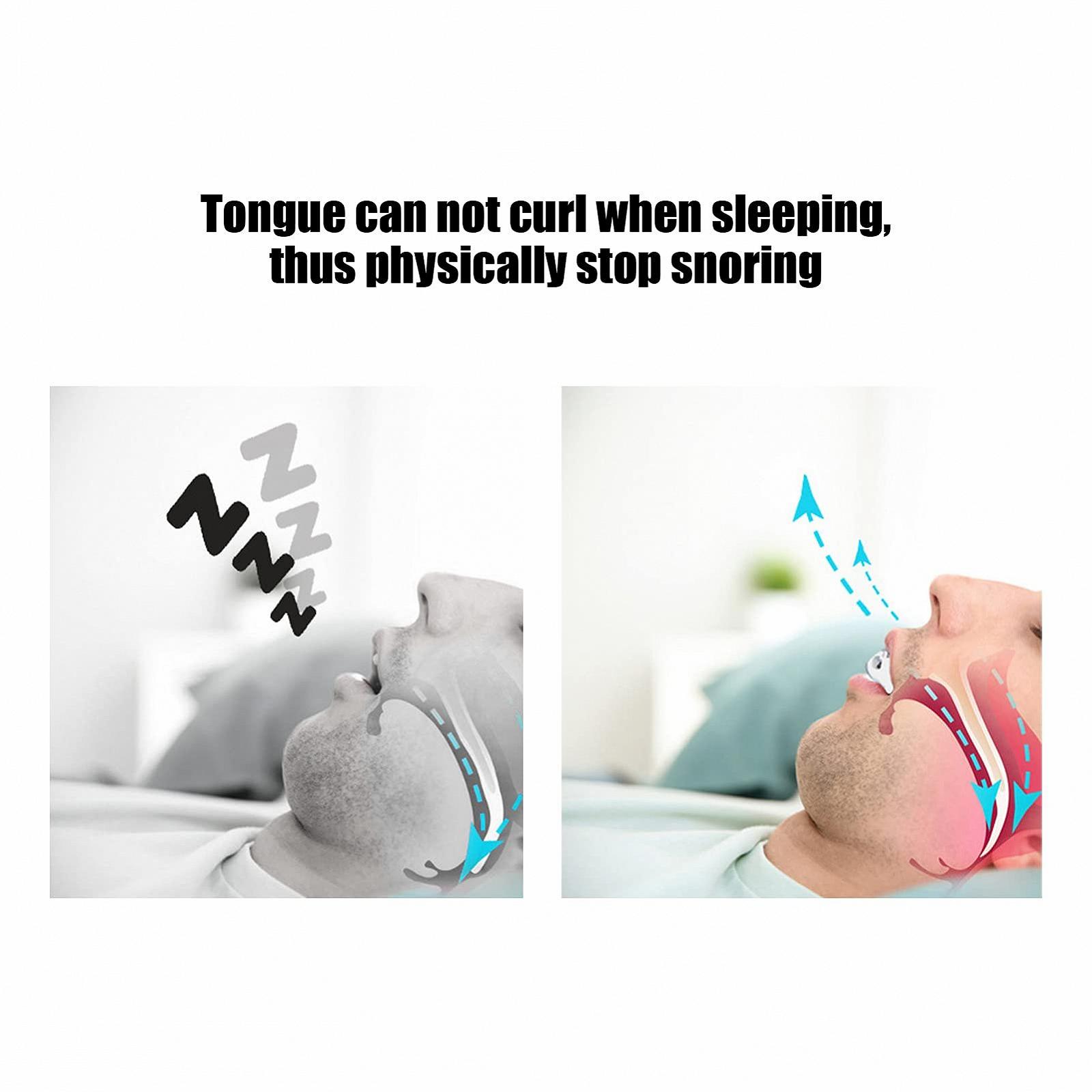 Капа від хропіння ZJchao Силіконова для дому, портативна, коригуюча позиціонування дихання ротом Чорний, фото №5