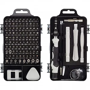 Набір прецизійних викруток HPMAISON 115 в 1 магнітний для електроніки - Фото 1