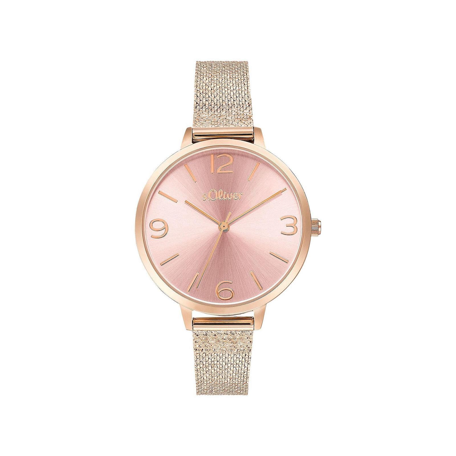 Женские часы s.Oliver Сталь IP Rose 2037704, Браслет, фото №1 Женские часы s.Oliver Сталь IP Rose 2037704, Браслет, фото №1
