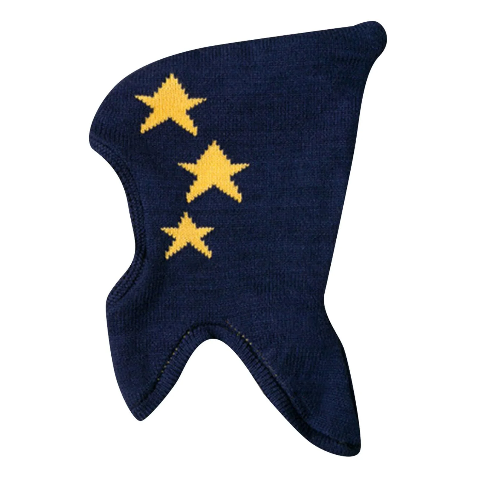 Детская зимняя шапка Generisch без застежек, с помпоном, защитой ушей, теплая, для детей 3-8 лет - 1 шт, фото №2