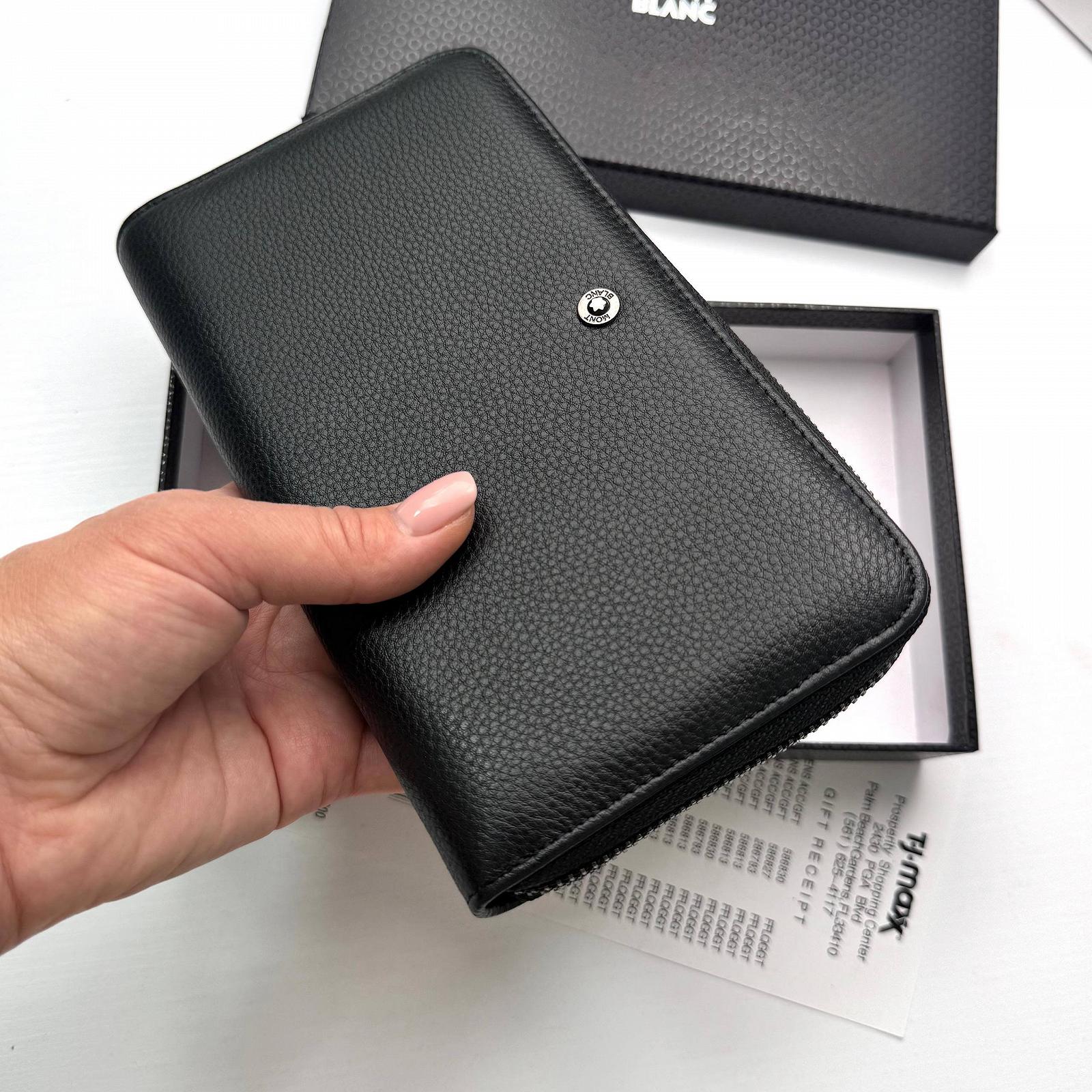 Чоловічий шкіряний гаманець на замку Mont Blanc, фото №6