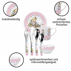 Детский набор столовых приборов Puresigns Nelia, 7 предметов synthetic.ua - Фото 1