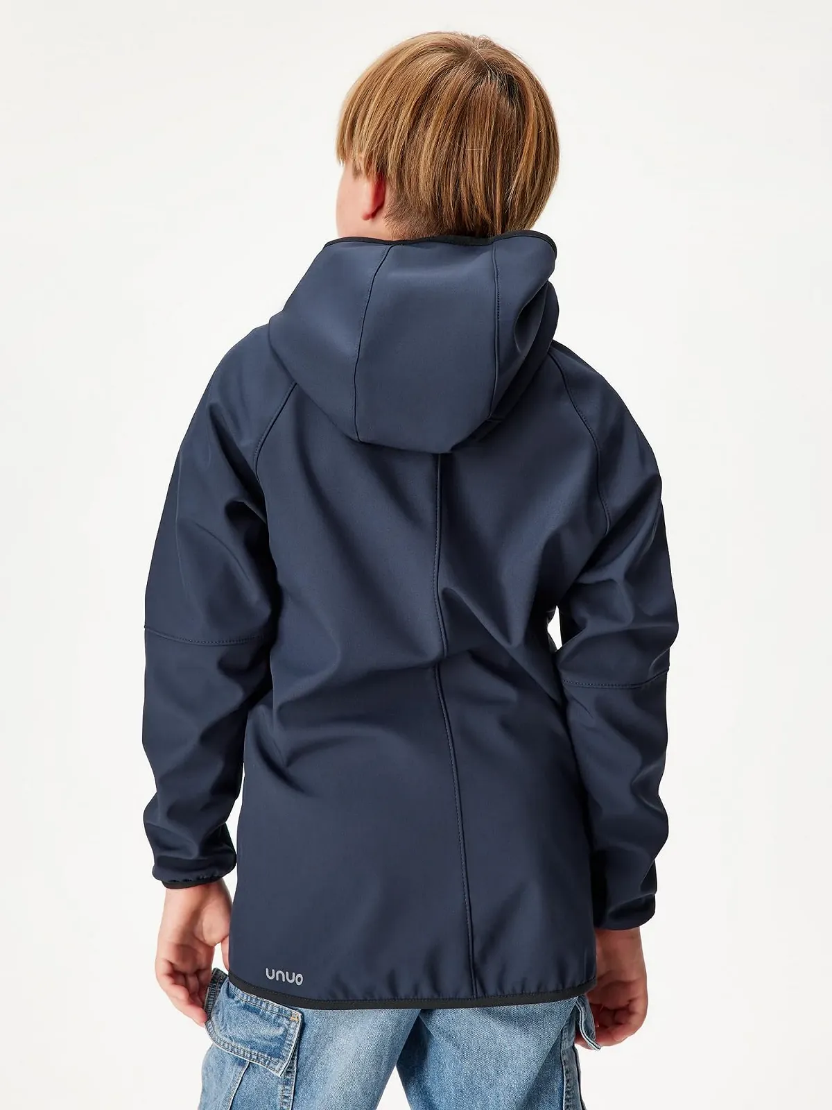 Софтшелл куртка Unuo Slim Темно-синий Черный, фото №3
