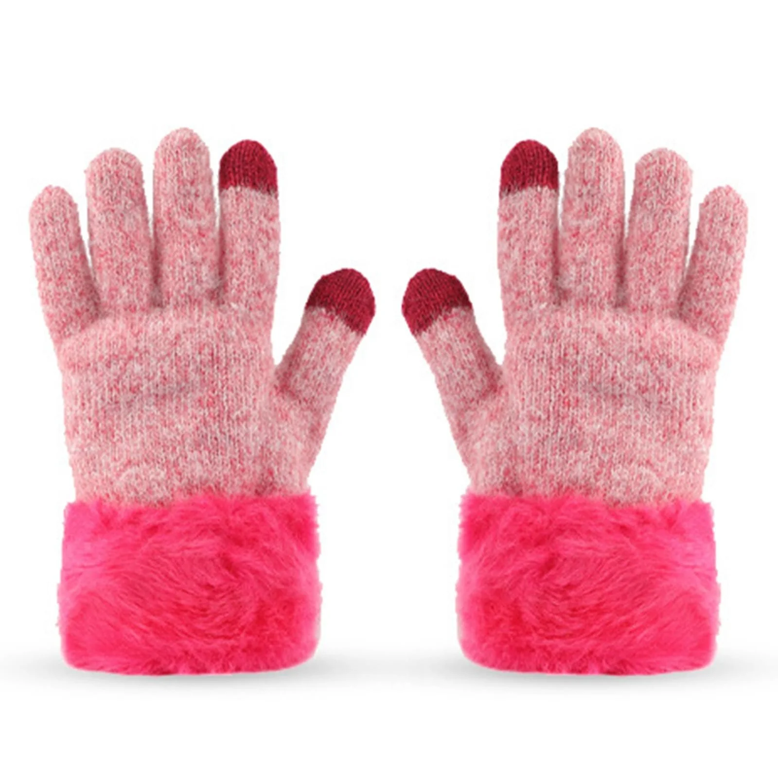 Шапка дитяча зимова на флісовій підкладці з помпоном, захистом вух для дівчаток та хлопчиків, фото №6