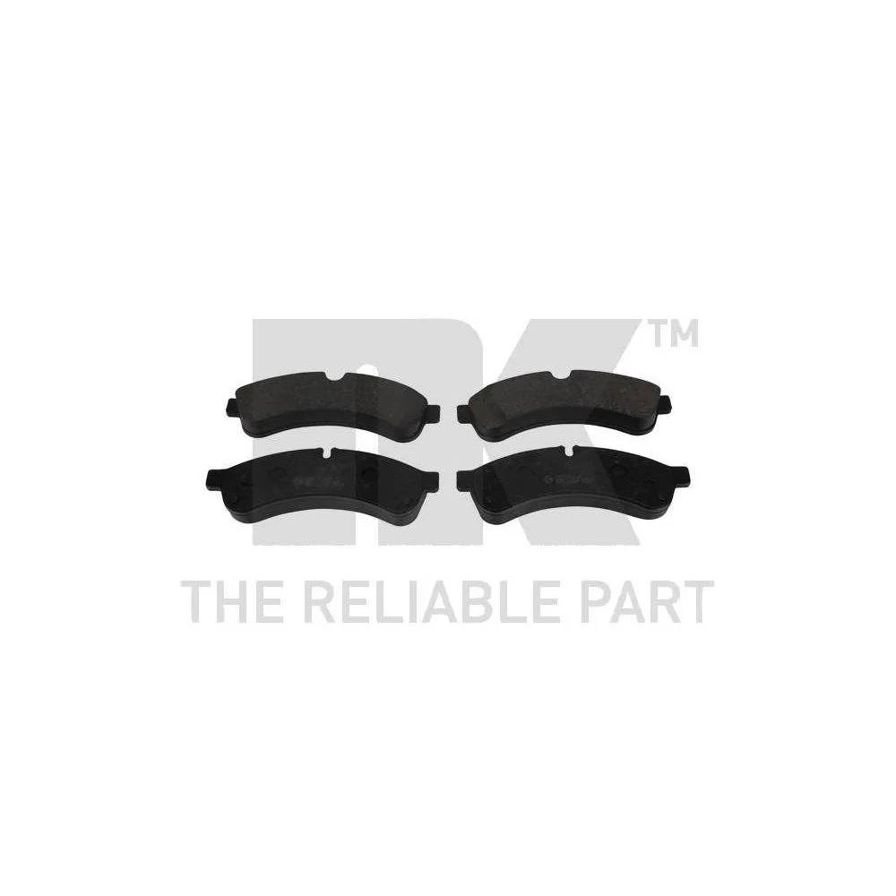 Комплект гальмівних колодок, дискове гальмо NK 222387 для IVECO, задня вісь, фото №1