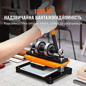 Верстат для різання шкіри VEVOR PGYHJ1810 Помаранчовий synthetic.ua - Фото 1