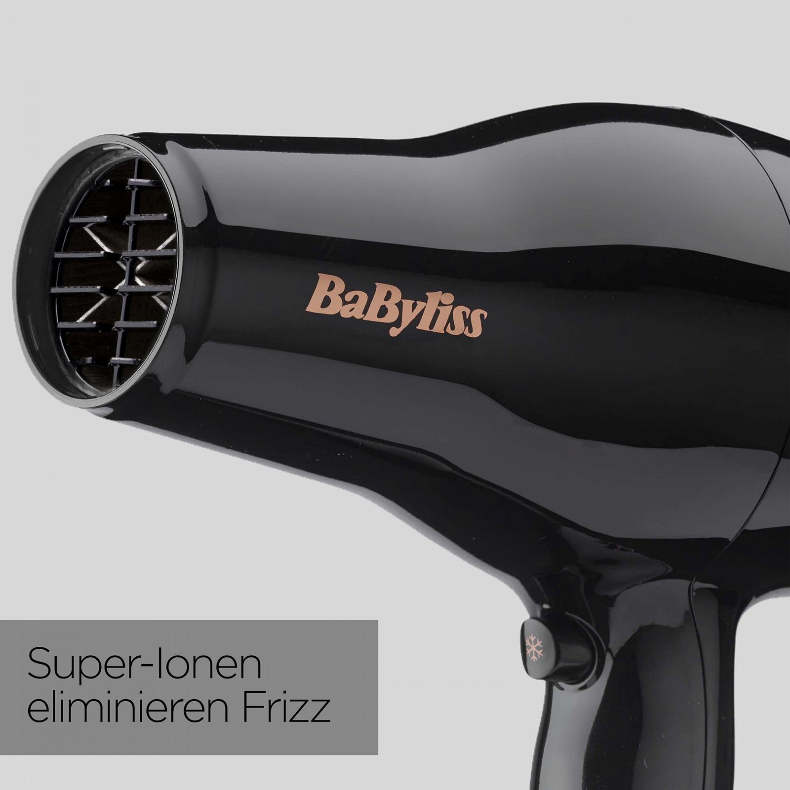 Фен BaByliss Pro Power D5245E 2300 Вт, черный, фото №4