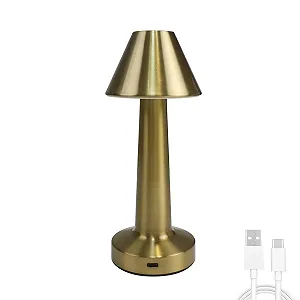 Настільна лампа EXTRASTAR Mushroom LED Сенсорна Акумуляторна Металік - Фото 1