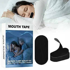Пластирі для рота для сну (30 шт.) Проти хропіння, покращують сон і дихання, підходять для чоловіків і жінок - Фото 1