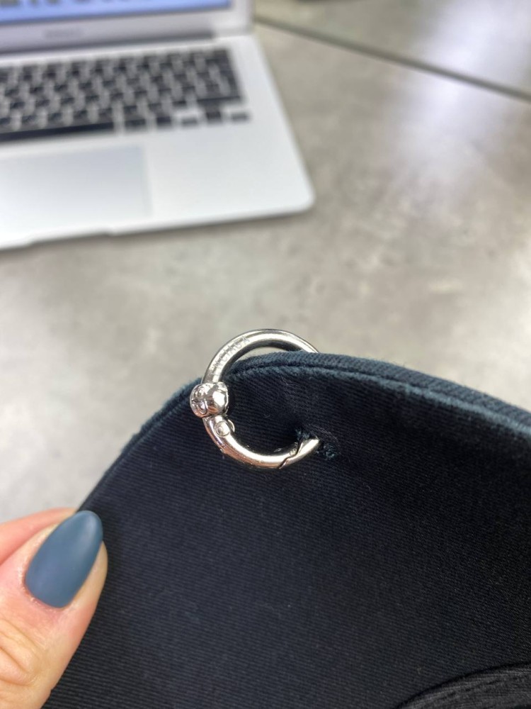 Кепка Balenciaga Piercing черная gu581, фото №6