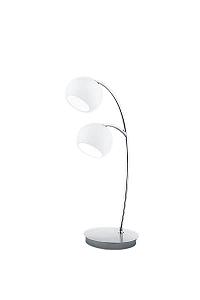 Настільна лампа German LED 2 лампи Нікель Скло Вимикач 950 лм - Фото 1