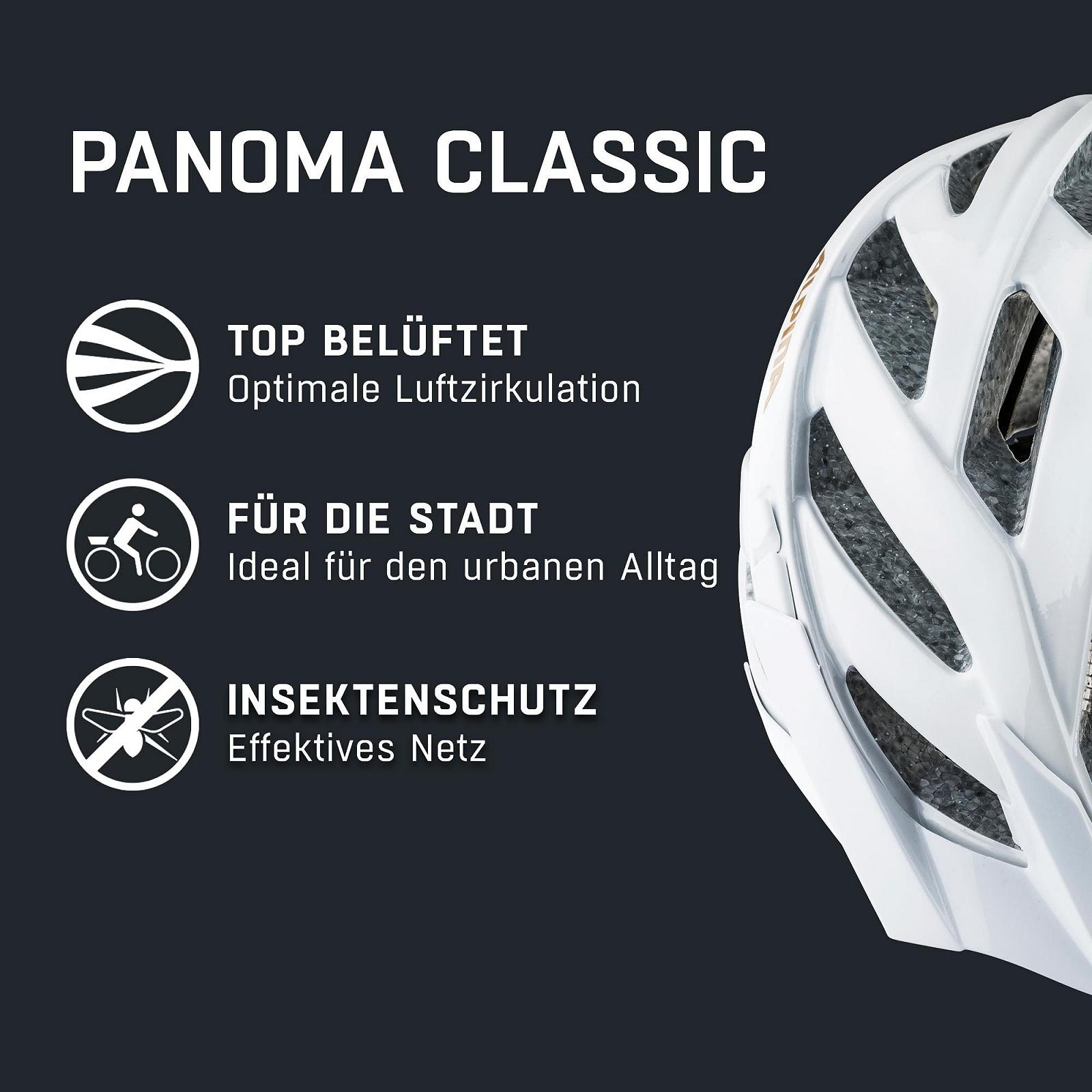 Шлем ALPINA PANOMA Classic - Легкий, оптимально вентилируемый велосипедный шлем с дополнительным светодиодным фонарем для взрослых, фото №2