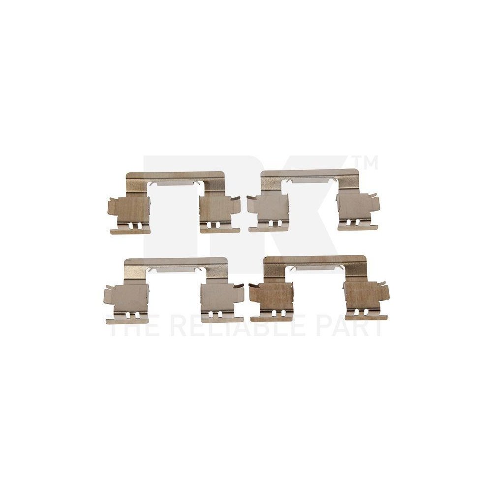 Комплект аксессуаров, тормозные колодки NK 7945294, передний мост, фото №1