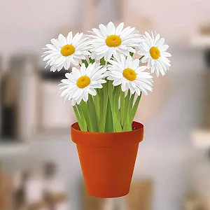 Наклейка на окно Stickers4 Daisies in a Pot Static Cling Daisies - Фото 1
