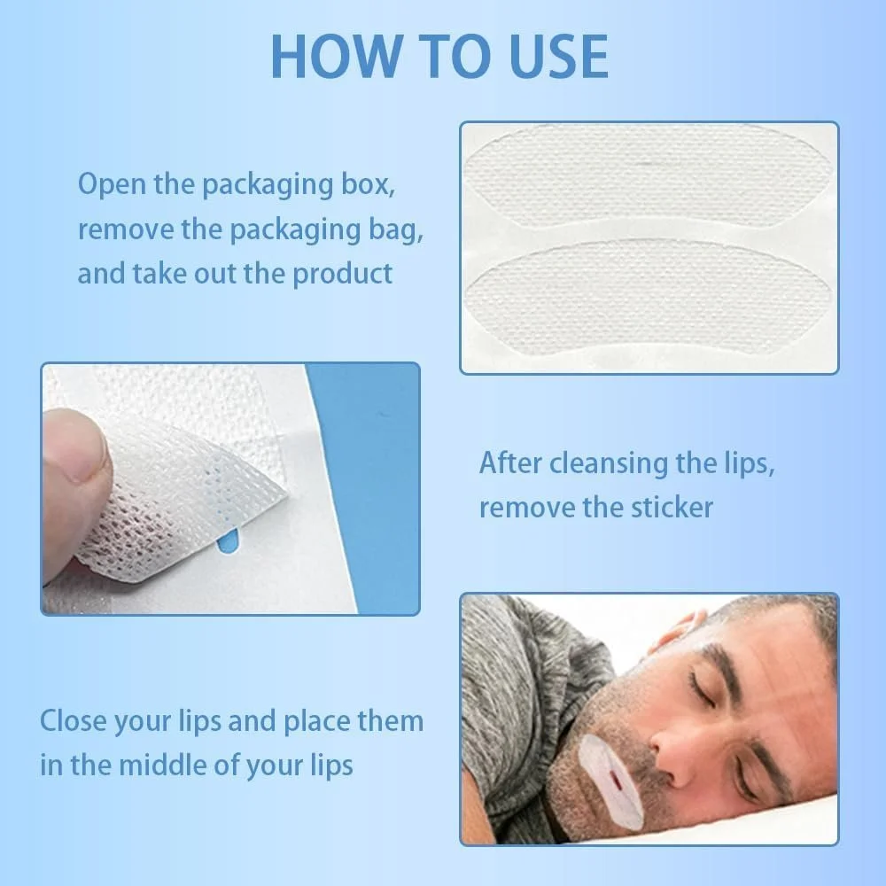 Смужки проти хропіння 60 шт. Не тканинні, фото №2 Смужки проти хропіння 60 шт. Не тканинні, фото №2